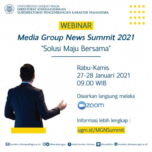 Webinar Media Group News Summit: Solusi Maju Bersama