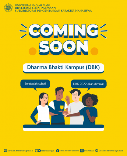 [Dharma Bakti Kampus (DBK) UGM 2022: Coming Soon]