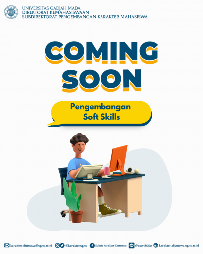 Coming Soon Pengembangan Soft Skills Mahasiswa UGM 2022