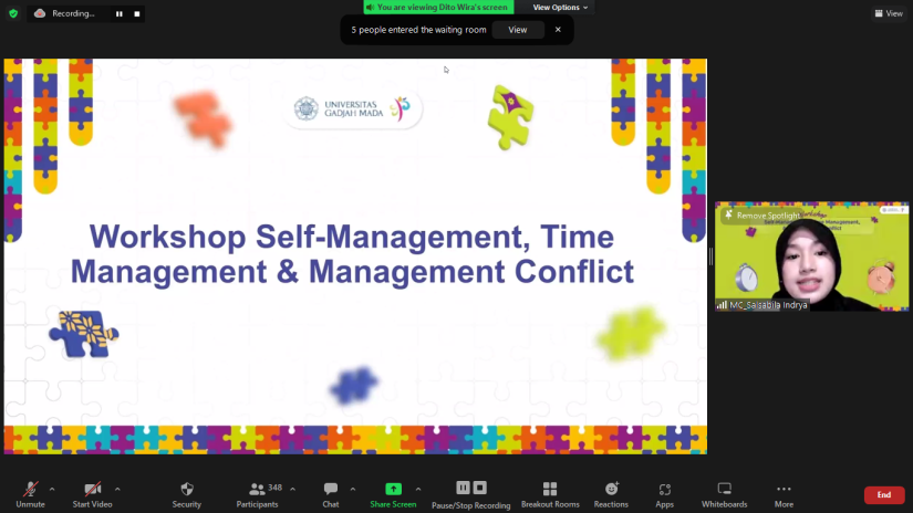 [Kabar Karakter]: Workshop “Self-Management, Time Management & Management Conflict”