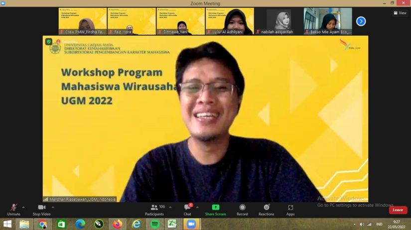 [Kabar Karakter] : PMW “Business Development dan Digital Entepreneur”