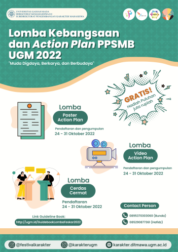 Lomba Kebangsaaan dan Action Plan PPSMB UGM 2022