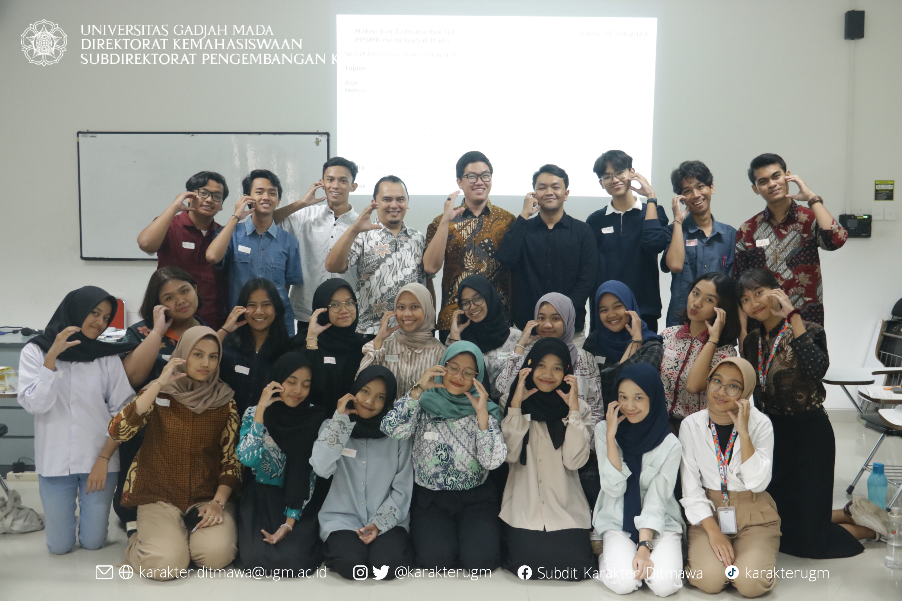 Perkuat Kemampuan Komunikasi dan Kepemanduan Panitia PPSMB Pionir Gadjah Mada Melalui Training of Co-Facilitator