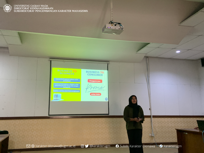 Presentasi Usaha dan Pitchdeck Peserta Program Pembinaan Mahasiswa Wirausaha (P2MW) UGM 2023