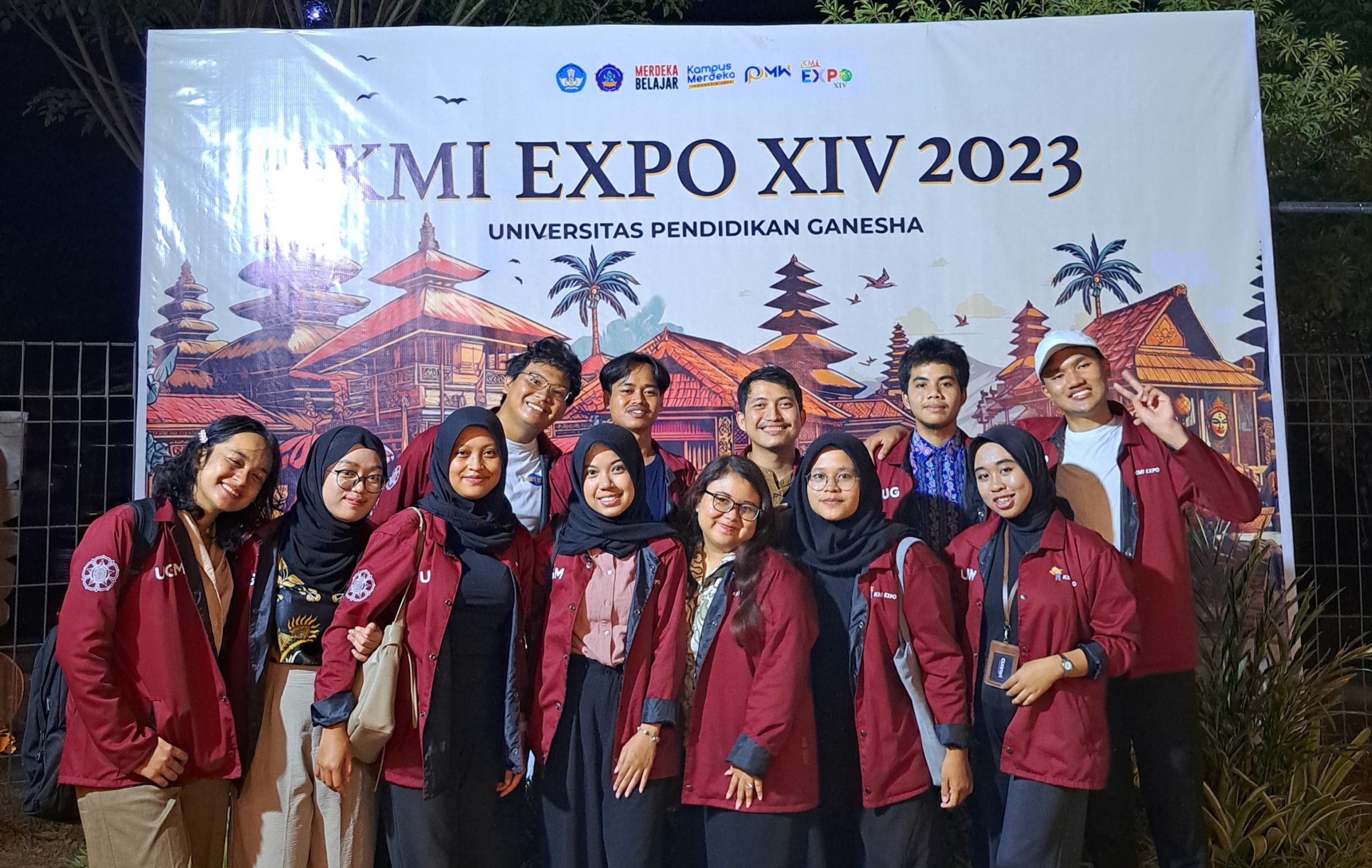 Tim Delegasi UGM Ikuti Ajang KMI Expo XIV 2023 di Undiksha Bali