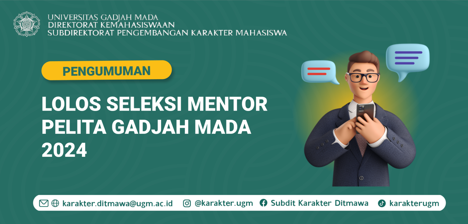 Pengumuman Mentor PELITA Gadjah Mada 2024 Subdit Pengembangan