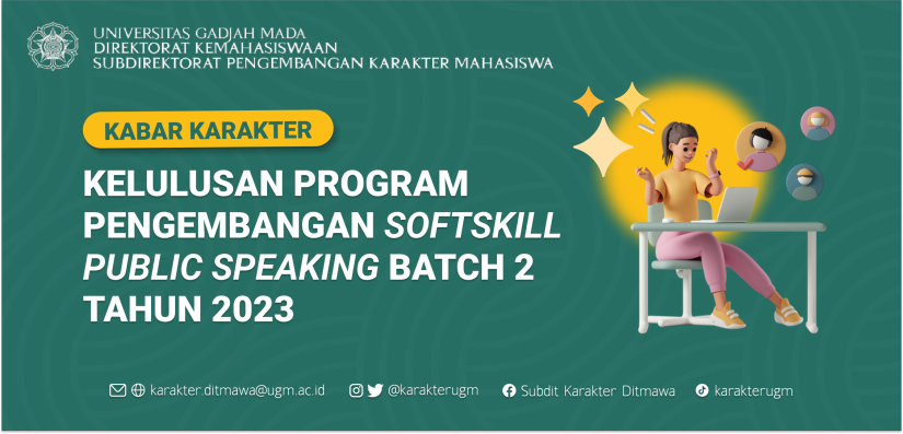 Pengumuman Kelulusan Program Pengembangan Softskill Public Speaking Batch 2 Tahun 2023