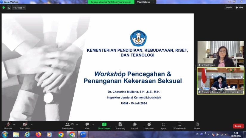 Workshop PPKS sebagai Upaya Preventif Cegah kekerasan Seksual Dalam Kampus